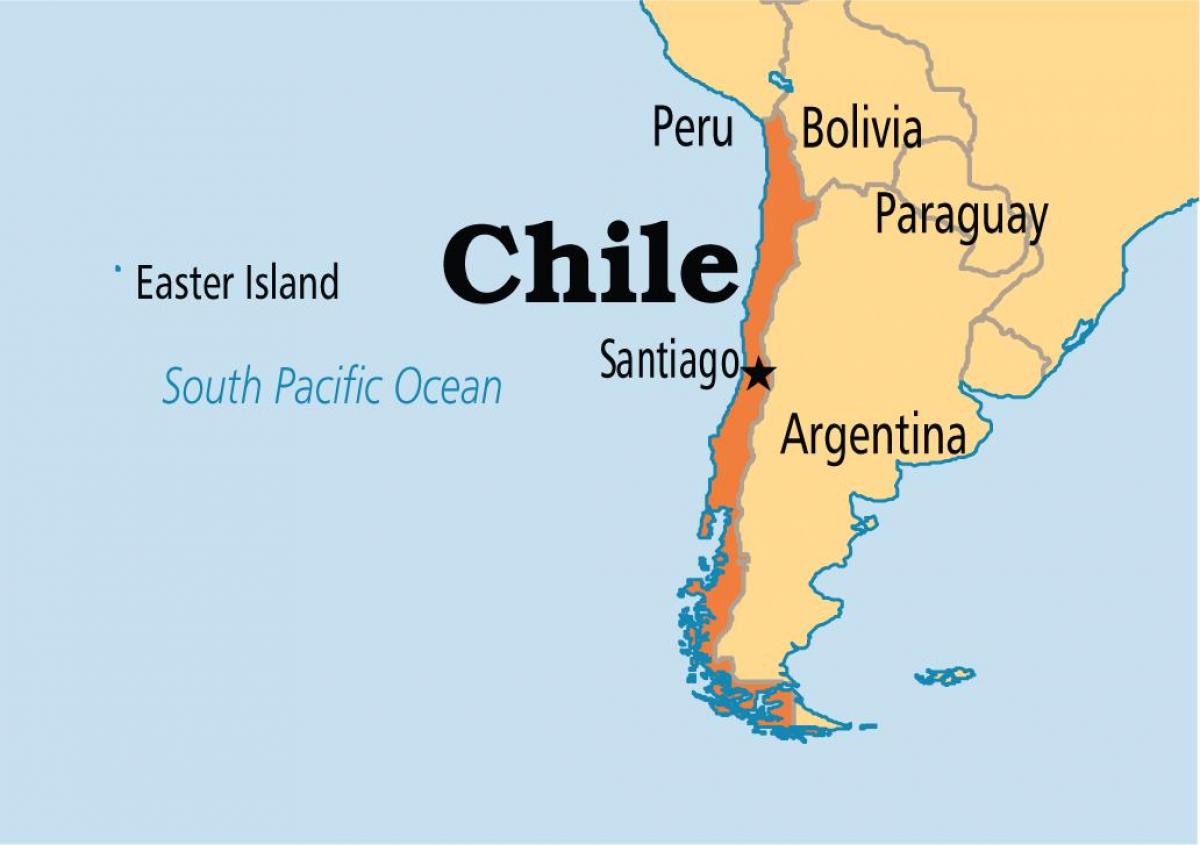 сантьяго де Чили газрын зураг