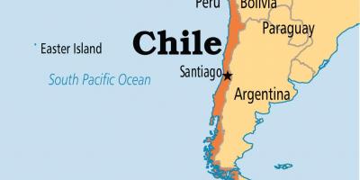 Сантьяго де Чили газрын зураг